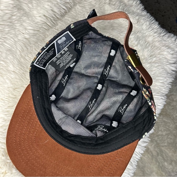 Brand new Blackskies 5 panel red rose floral hat adjustable strap - Picture 5 of 7